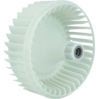 vhbw Turbine de ventilation compatible avec Samsung DV90M8204AW/ET DV90M6200CW/EN, DV90M6200CW/EF sèche-linge, séchoir - Hélice 14,8 cm blanc