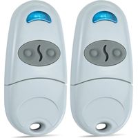 2PCS Télécommande Universelle de Portail, 433.92MHz Key Fob Transmitter Compatible avec Came Top432NA/432EE/432EV/432A/432M/432S/T432
