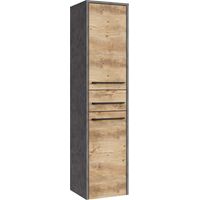 Badplaats Badezimmerschrank Florence 30 x 35 x 130 cm Grau mit K