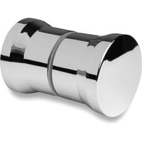 Poignée unique pour cabine de douche Armazi, chromée, acier inoxydable