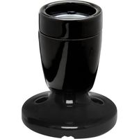 Applique interieure porcelaine noire - girard sudron - retro charm