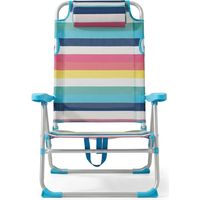 Pack 2 Sillas Playa Reclinables Plegables Reposacabeza