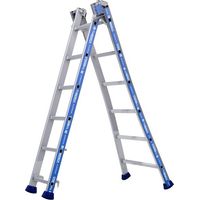 Escalera convertible platino 2 planos - TUBESCA - 1m80/2m92 - 2442606