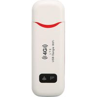 Routeur 4G avec emplacement pour carte SIM, clé Wi-Fi portable prépayée, supportant jusqu'à 10 utilisateurs, signal stable et haut débit, cryptage WPA/WPA2