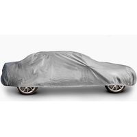 Werka Pro – Housse de protection doublée pour voiture berline – Matière extérieure PEVA 100% – Étanche et résistante aux rayures – Installation facile