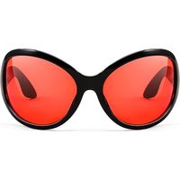 Lunettes de soleil tendance oversize, ovales classiques enveloppantes, élégantes, à grande monture, pour femmes, B2391