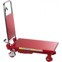 Dema – Chariot d'atelier table élévatrice hydraulique 150kg – Dimensions 950x450mm – Hauteur de levage 220 à 740mm – 4 roues polyamide - TF150
