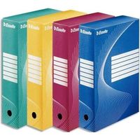 Esselte BOXYCOLOR ensemble 10 boîtes d'archive colorées