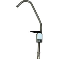 Robinet de puisage chromé brillant à poussoir – Pour installations sanitaires – Design ergonomique pour usage professionnel – Résistant à la corrosion – Waterfilter
