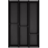 Cuisio Besteckeinsatz 400 mm Transluzent-anthrazit für Blum Legrabox 473 mm