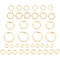 40 écrous hexagonaux fins en laiton G1/8 G1/4 G3/8 G1/2 G3/4 G1 pour raccords de tuyauterie