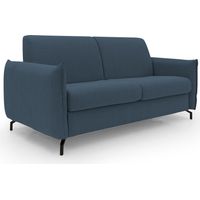 Scarlet Sofá cama convertible en tejido mixto de algodón impermeable 175 cm (mat.120x197) Azul