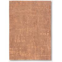 DISEÑO BAOBAB - ALFOMBRA ESTRUCTURA EFECTO TERCIOPELO - Hecha en Bélgica - Acabado a Mano - Natural Antideslizante - 100% Poliéster - Za Cobre - 280 x 390 CM