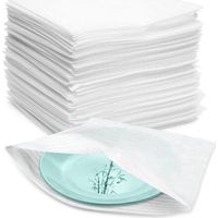 (100PCS-10x20cm)Feuilles Mousse Papier Bulle Déménagement Carton pour Vaisselle Carton Demenagement Verres Plats Assiettes