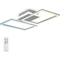 Plafonnier LED 40W pivotant CCT variateur minuterie veilleuse télécommande