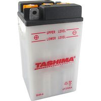 Batterie Blei Tashima 6V, 8A. L: 91, L: 83, H: 161 mm, + links. (ohne Säure geliefert). Ersetzt Original B49-6. - Batterie mit Mett