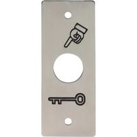 Sewosy PBP193 placca in acciaio inox per pulsanti 19mm