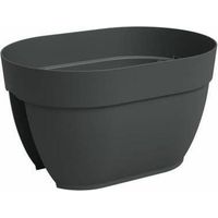 Teva CAPRI CAMPANA Pflanzkübel anthrazit modern 39x25,6x22,5 cm