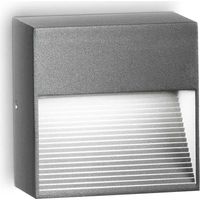 Ideal Lux Down - 1 luz de pared para exterior Antracita IP44, G9