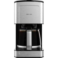 Cecotec – Cafetière à filtre 800W – Capacité 1,3L pour 12 tasses – Finition acier inoxydable – Technologie ExtremeAroma pour café intense
