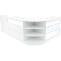 Hyperion LED Shop Counter Set K1200, B1200, TB60 & LM60 - White