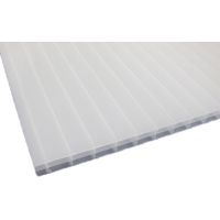 Plaque polycarbonate alvéolaire 16mm - Coloris - Opaline, Epaisseur - 16 mm, Largeur - 98 cm, Longueur - 2 m