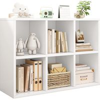 Kalax Open Cube Bücherregal 2X3 Weiß für Bücher Büro Modern