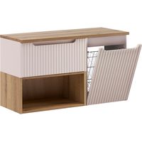 Waschtischunterschrank 100.4cm Riva mit 1 Schublade, Kaschmir