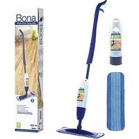 Bona Mop Spray bleu avec pad microfibre réutilisable