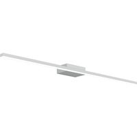 Applique Moderna Line Metallo Bianco Diffusore Acrilico B Led 11,2W Calda 70Cm