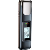 Digital Breathalyzer, LCD Display Breathalyzer, High Precision Alcohol Tester, Portable Breathalyzer, USB Rechargeable Breathalyzer for Alcohol Measurement, 11.5x8.2x1.8 cm,