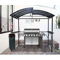 Tettoia in Policarbonato per Barbecue - 2,63X1,50 m