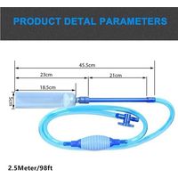 Aspirateur Ulisem Accessoires de gravier d'aquarium Nettoyeur de gravier d'aquarium Nettoyeur d'aquarium Nettoyeur de gravier d'aquarium Nettoyeur de vitre d'aquarium