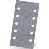 MENZER Platinum Klett-Schleifblätter, 230 x 115 mm, 10-Loch, f. Schwingschleifer, Halbedelkorund (50 Stk.) K40