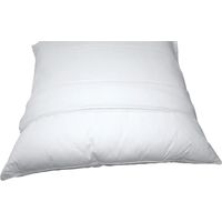 Douceur D'Intérieur – Taie d'oreiller molleton 100% coton blanc 50x70 cm – Protection douce contre l'humidité et les allergènes – Lavable en machine