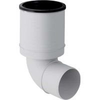 CURVA DI SCARICO WC A 87,5° SILENT-PP GEBERIT Bianca - Ø90 mm