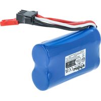 Vhbw Batterie Li-ion 650mAh 6.4V Pour Voiture RC, Avion, Hélico – Haute Autonomie, Sécurité Renforcée, Taille Compacte 54x32x27mm