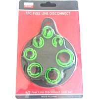 Kit d'outils de déconnexion de conduites d'huile de climatisation (7 pièces) – Kit de réparation de climatisation automobile vert