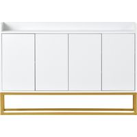 CAIziArmoire libre-service moderne à quatre portes sans poignée