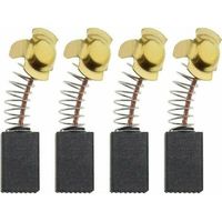 pares de escobillas de carbón de repuesto para motores de taladro con cable, compatibles con Titan TTB653SDS 1500w SDS Plus, 6x10x16mm