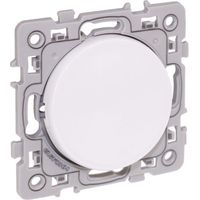 Eur’Ohm 60203 White 10 A Toggle Switch with Light or Indicator SQUARE
