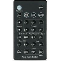 Replacement for Bose Wave music system sound system remote control AWR1B1 AWR1B2 AWRCC1 AWRCC2 AWRCC3, by DEBUNS