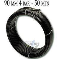 Suinga – Tuyau en polyéthylène 90 mm – Longueur 50 mètres – Pression 4 bars – Pour systèmes de riego agricole – Résistant à la corrosion