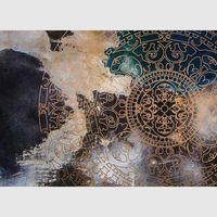 Papier peint intissé - Fumées bleues - 375x270 cm