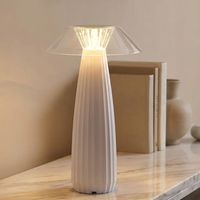 Lampe de table LED Lampe de table de salle à manger Touchdimmer Blanc mat D 15,5 cm