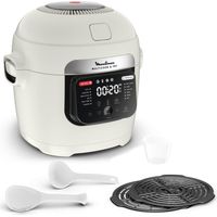 Multicuiseur 6L 1200W – Friteuse sans huile – 12 programmes automatiques – Cuisson multi-étages – Application My Moulinex