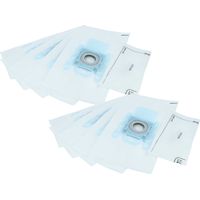 vhbw Lot de sacs + filtre avec 12 pièces compatible avec Protos P5VSB60021/01, P5VSB60011/01, VSPR5018/05, P5VSB60031/01 aspirateur