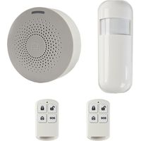 SomLife Système d'Alarme Domestique sans fils WiFi Smart Home, detecteur de mouvement Wireless avec Application Tuya Smart Life