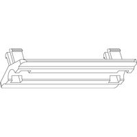 Support de porte coulissante gu laufwagenabstützung gu-934 plastique durable