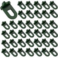 50 Pcs Greenhouse Hook Plastic, Greenhouse Clips Greenhouse Accessories for Hanging Basket Pot Outdoor Garden Hanging Plants Plastic Insulation Netting Shading